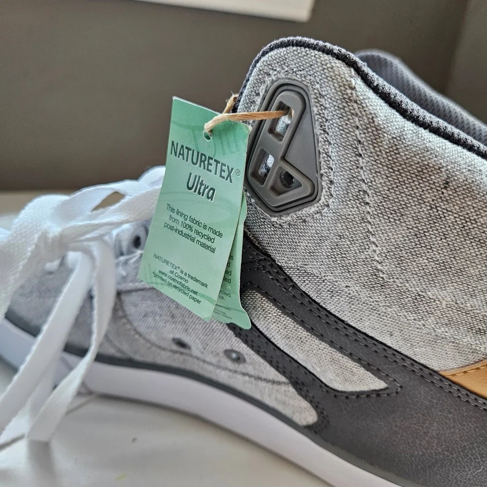 DC Shoes High Top Sneakers Mens 10 Grey Tan Skater Shoes Pure Streetwear